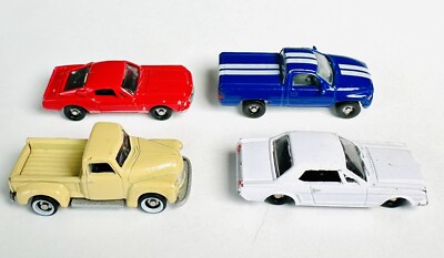 1997 Racing Champions Motor Trend Micro Die Cast 1:144 Lot Of 4 Cars Mustang