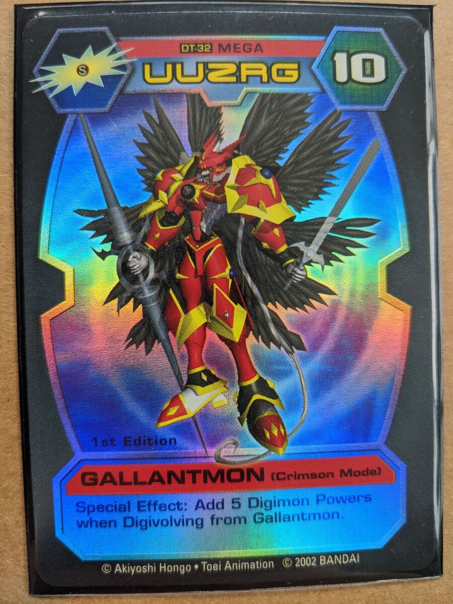 Digimon D-Tector Card Game Wargreymon Metalgarurumon Gallantmon