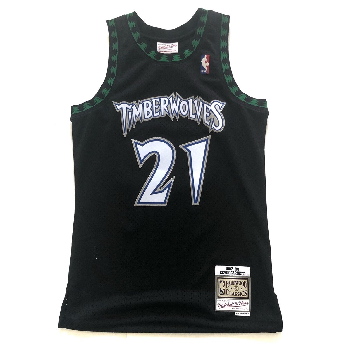 Minnesota Timberwolves Kevin Garnett Black mitchell &ness