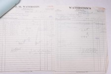 1930 Lamson Goodnow Waterstons Detroit MI Orders Ephemera P350G