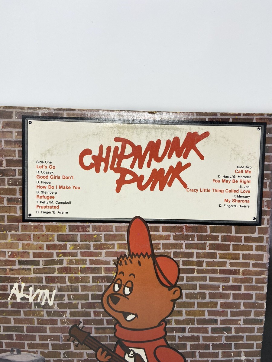 The Chipmunks ‎– Chipmunk Punk LP Excelsior XLP-6008 Alvin Simon