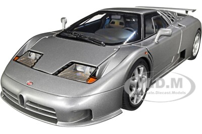 BUGATTI EB110 SS SUPER SPORT GRIGIO METALIZZATTO SILVER 1/18 MODEL AUTOART 70916
