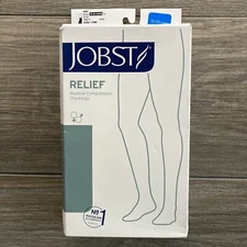 Jobst Relief 15-20 mmHg OT Thigh High Compression Small/Beige w/Silicone Band