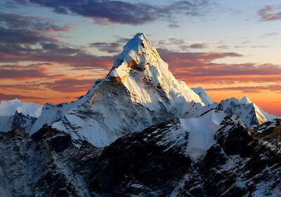 Kleines A6 Mount Everest Poster (brandneu)