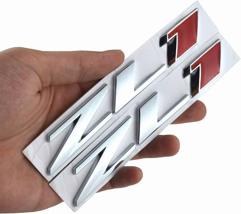 ZL1 Trunk Badge Emblem - Brand New Rear Hood Nameplate Sticker For Chevy 9 thumbnail image