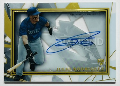 2022 TOPPS DIAMOND ICONS ROOKIE AUTO RC JULIO RODRIGUEZ /25 ~ON 