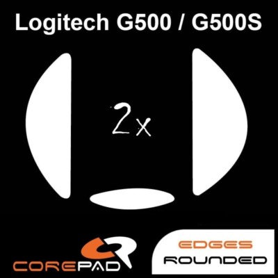 Corepad Skatez Logitech G500 G500S Mausfüße Mausgleiter Hyperglide PTFE Teflon