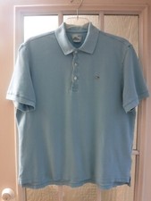 Lacoste Vintage Washed Blue Short Sleeve Polo Shirt  Men 7 