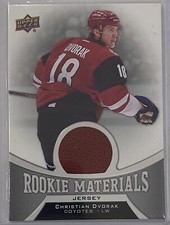 Christian Dvorak 2016-17 Upper Deck Rookie Materials Philadelphia Flyers