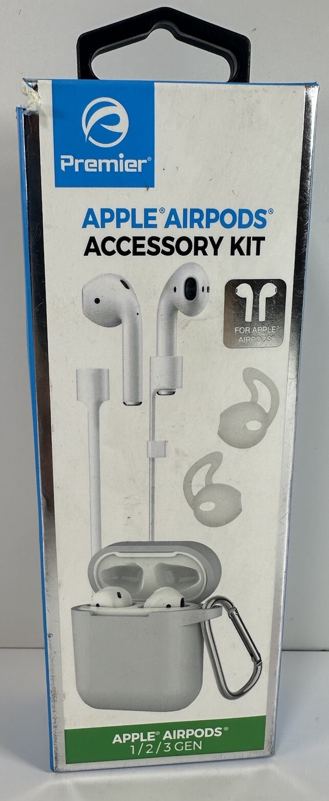 Premium AirPods Pro Accessory Kit with Case, Neck Strap, Clip & Sport Ear Hooks-image
