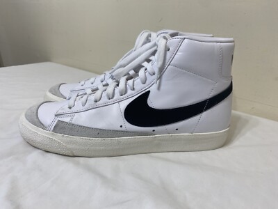Nike Blazer Mid '77 Vintage White Black Leather Suede BQ6806-100 Men s Size 11