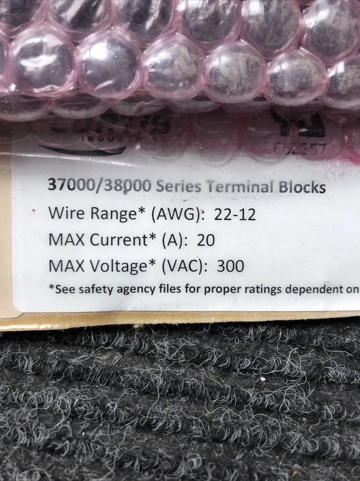 New Qty 7 Curtis 237003150 T37003150 Terminal Block Assembly, 37000 38000  - Image 3 of 3