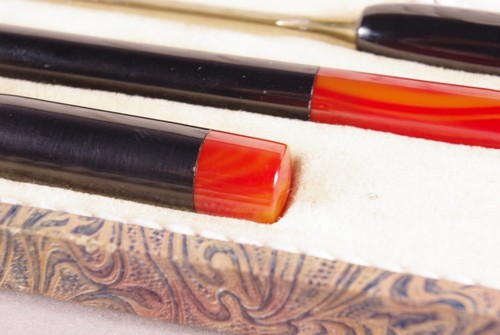 VINTAGE ART DECO BAKELITE WRITING SET LETTER OPENER WAX SEAL (№#004) - Picture 16 of 18
