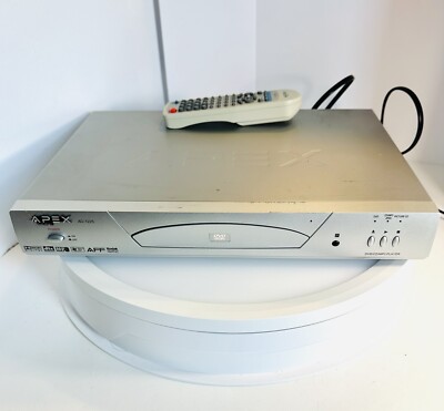 DVD Player APEX AD-1225 DVD CD MP3 Dolby Digital DTS Silver Deck 