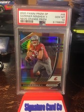2020 Neon Orange Prizim PSA Rookie #/149  Gardner Minshew