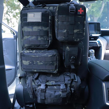 Universal Tactical Car Seat Back Organizer Bag Tactical Molle Vehicle Organizers