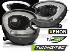 Xenon Scheinwerfer LED Tagfahrlicht Optik passend f&uuml;r Mini R60 R61 10-14 Schwarz