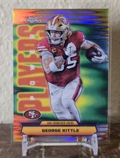 2025 Topps Chrome Football - George Kittle - Power Players Refractor PP-15 49ers