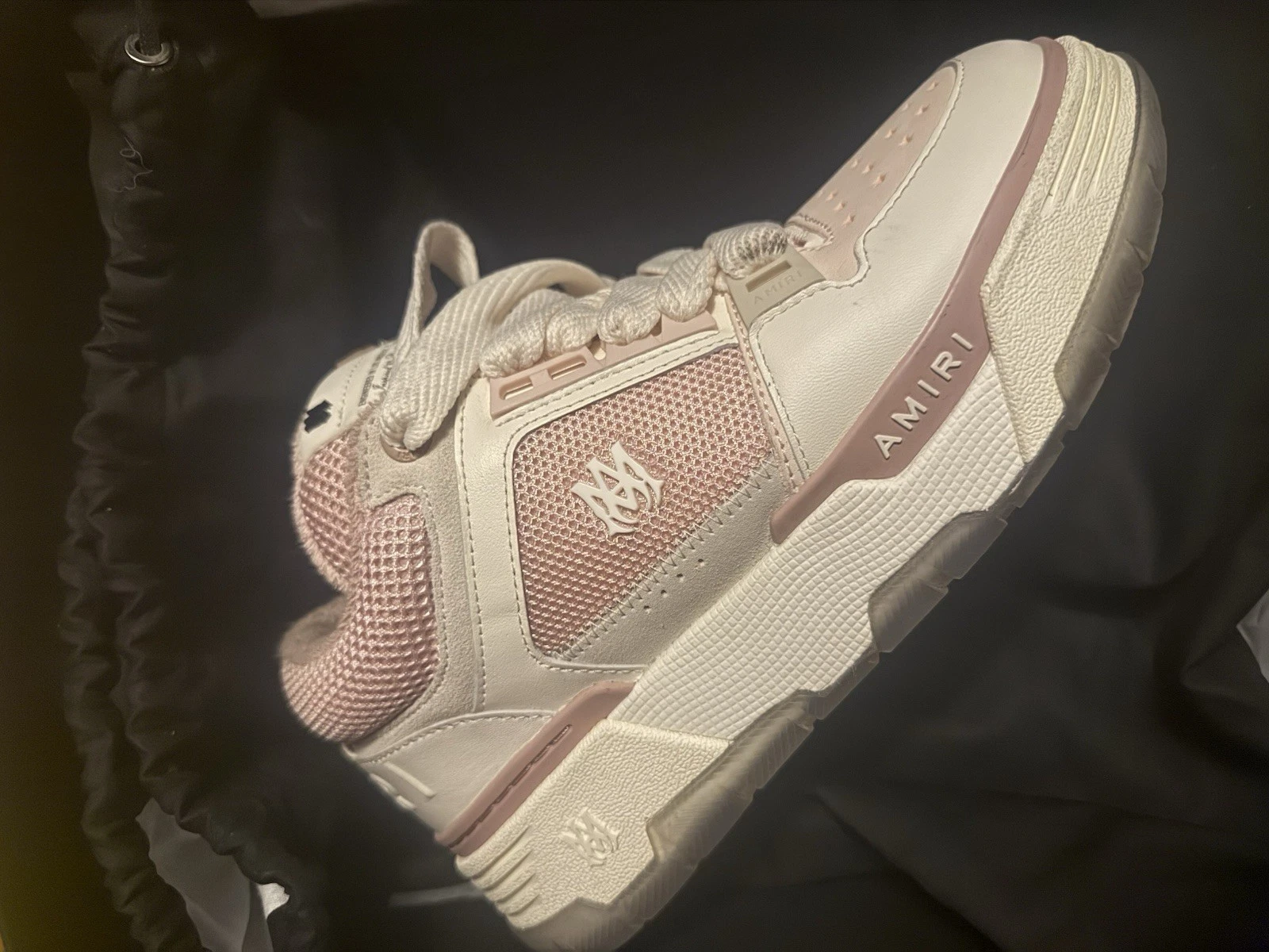 AMIRI SNEAKERS Sneakers basse Amiri MA 1 colore bianco rosa taglia:38