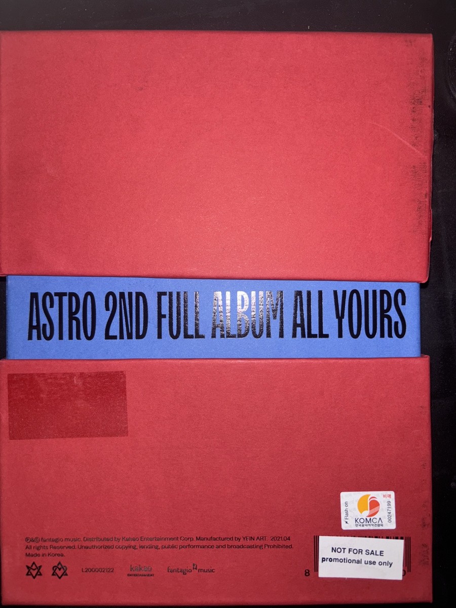 ASTRO [All Yours] Moonbin Autographed Signed Promo Album YOU