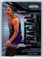 2025 Panini Prizm WNBA #9 Alyssa Thomas Fractal Basketball