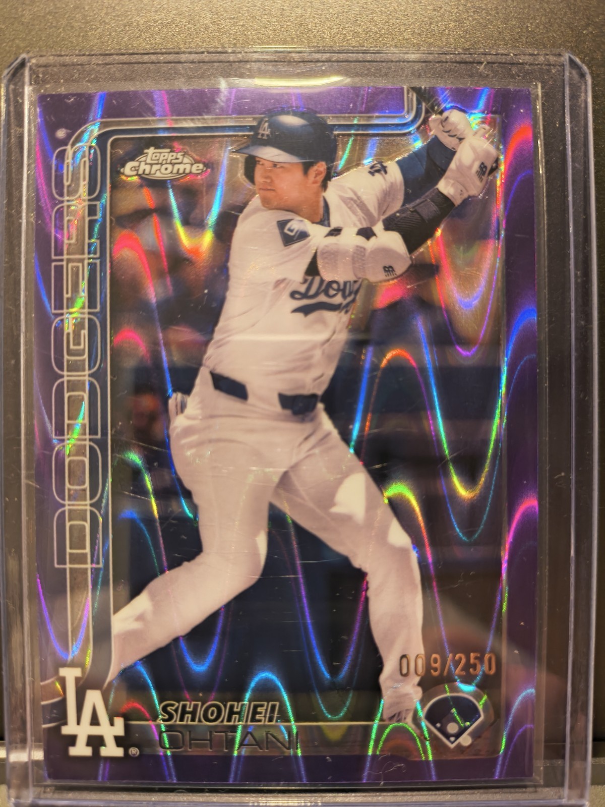 2025-26 Topps Chrome SHOHEI OHTANI #1 Purple RayWave Refractor /250 MVP