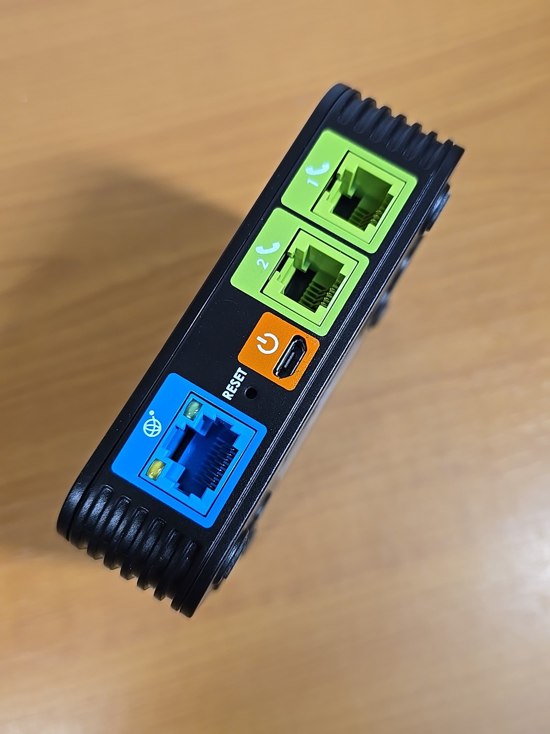 Grandstream HT801 DUAL PORT Analog Telephone Adapter VoIP Phone Unit Power Suppl