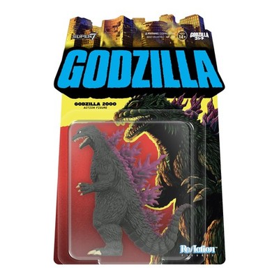 Super7 Reaction Figure Toho Godzilla 2000-3.75'' Toho Godzilla Action Figure - Cl