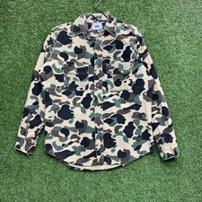 Sunshine Mountain Products Shirt Mens Large Camo Button Up Outdoors Hunting