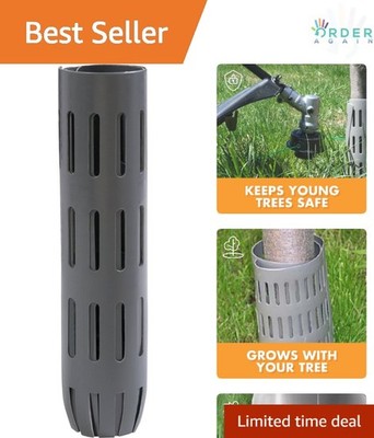 Tree Trunk Protectors Plastic 6 Count for Tree and Sapling Safety