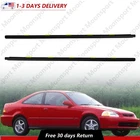 For 1996-2000 Honda Civic 2PCS Door Weather Strip Window Belt Seal Molding Trim