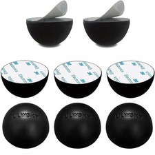 1.25" Silicone Hemisphere Bumpers Isolation Feet, 8Pack Non Skid Speaker Isol...