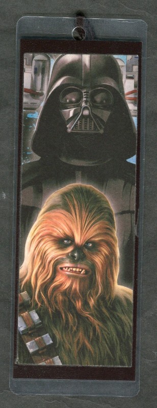 STAR WARS COMIC BOOK ART DOUBLE SIDED LAMINATED BOOKMARK LOT #26-B.