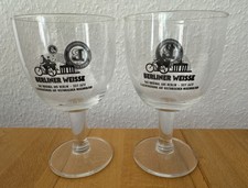 2x Berliner Weisse Bierglas Brauerei Lemke Glas 0,3l SEHR GUTER ZUSTAND-SEHR RAR