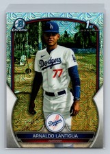 2023 Bowman Chrome #BCP-242 Arnaldo Lantigua Prospects Mojo Refractor