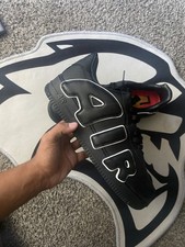 Nike Air More Uptempo Low Top Men s Black Lac...