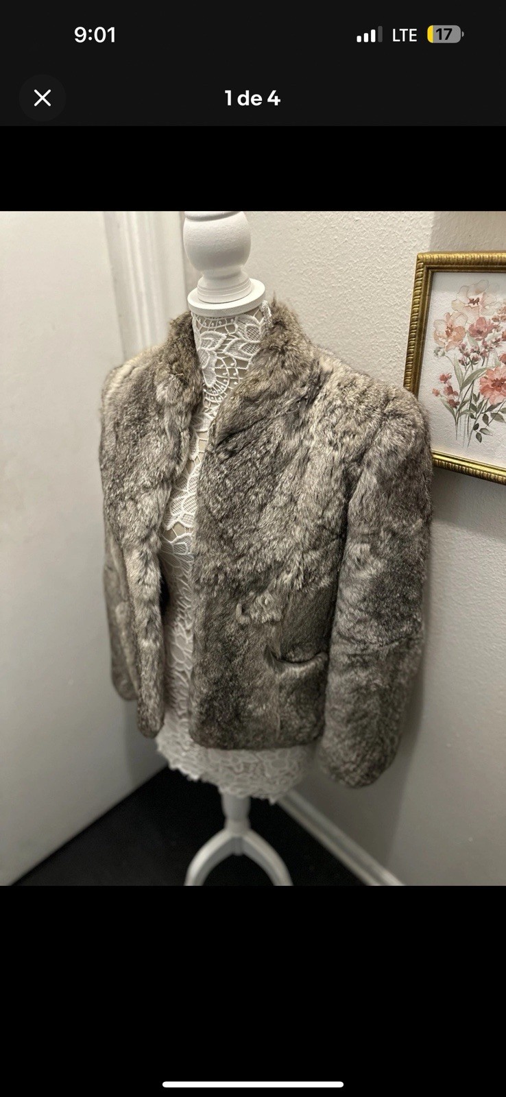 Luxury Rabbit Fur Coat Soft Warm Winter Fashion