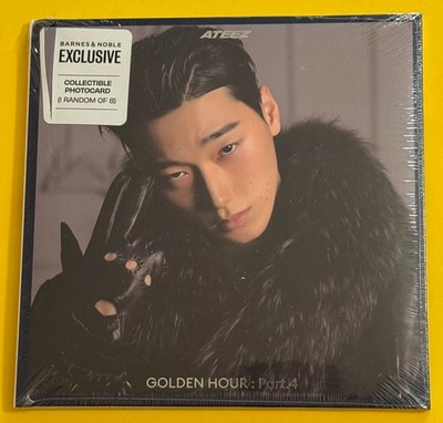 ATEEZ San Golden Hour Part 4 CD Barnes & Noble Exclusive w/random photocard NEW
