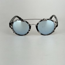 Quay Sunglasses mod. It s A Sin Round Mirrored Black Tortoise Shades SCRATCHED