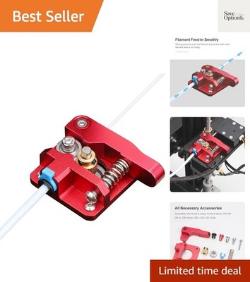 Official 3D Printer Extruder, Upgraded Aluminum Drive Feed Extruders Accessor...