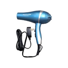 Babyliss Pro Nano Titanium BNT5548 Blue Adjustable Heat Setting Hair Dryer
