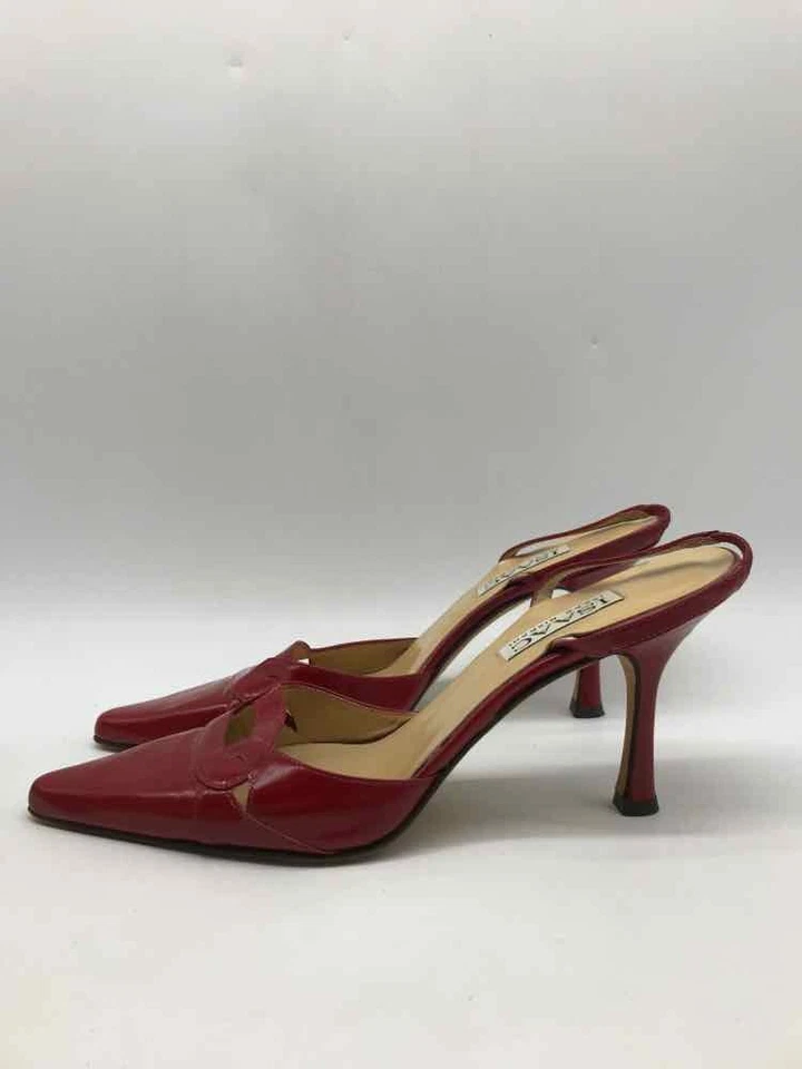 Tacones Isaac Mizrahi rojos usados talla 7,5 Foto 2 de 4
