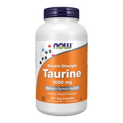 Taurine Double Strength 1000 mg 250 caps By Now Foods
