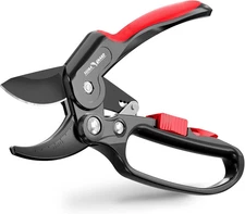 Ratchet Pruning Shears, Professional Garden Clippers, Increases Cutting Power 3x