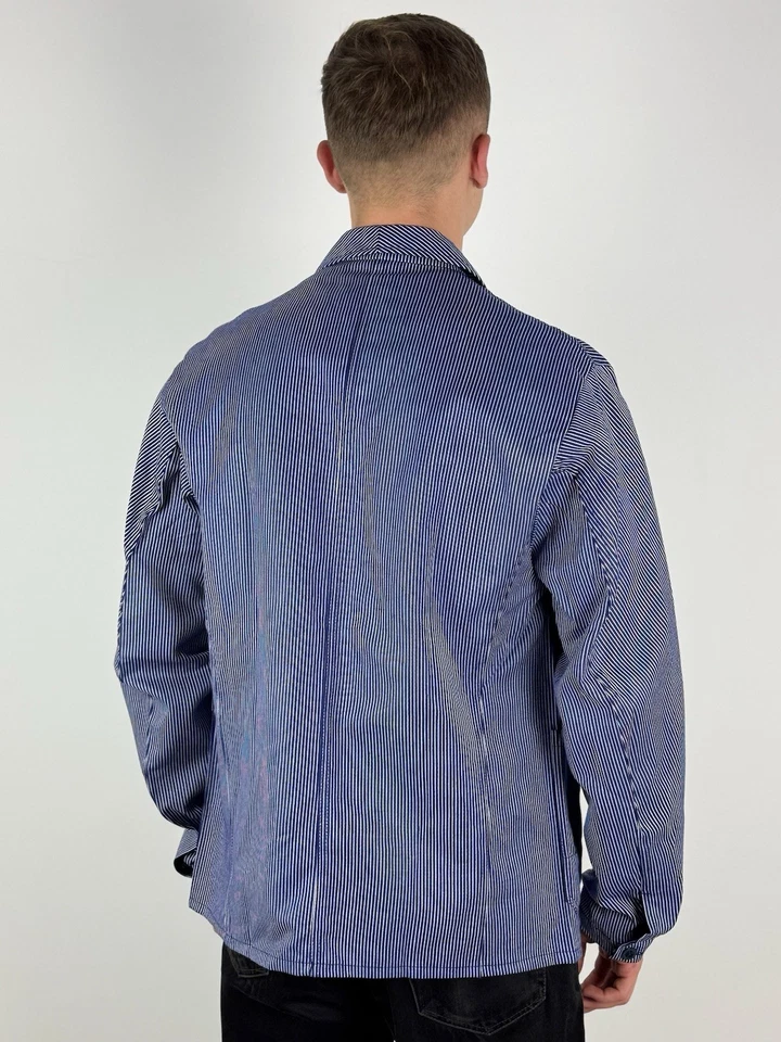 80’s Vintage Fischer French Chore Striped Work Jacket - image 2 of 4