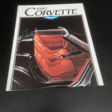Corvette 1980 Chevrolet Dealer Brochure Original Fold Out Style ( Poster )