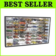 Acrylic Hot Wheels Shelf Rack - 56 Compartment Display Case