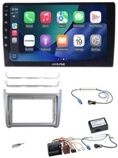 Alpine MP3 CAN-Bus Bluetooth 9 Zoll USB Autoradio für VW Polo V6R 2014-2017 silb