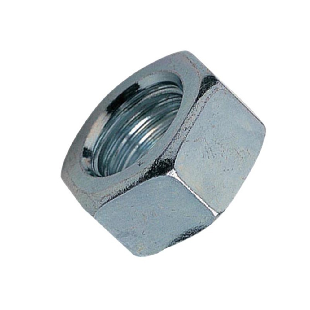 Plumbing Superstore Zinc Plated M6 Hexagon Nut - Pack Of 100 Mild Steel - Image 2