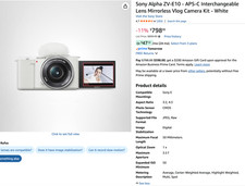 Lightly used Sony camera, purchased for over 800, flashed included